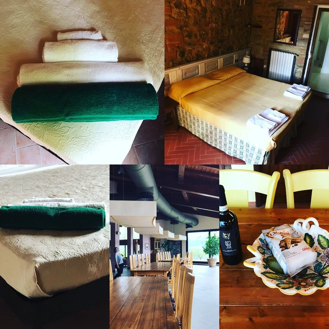 preparazione e pulizia biancheria camera